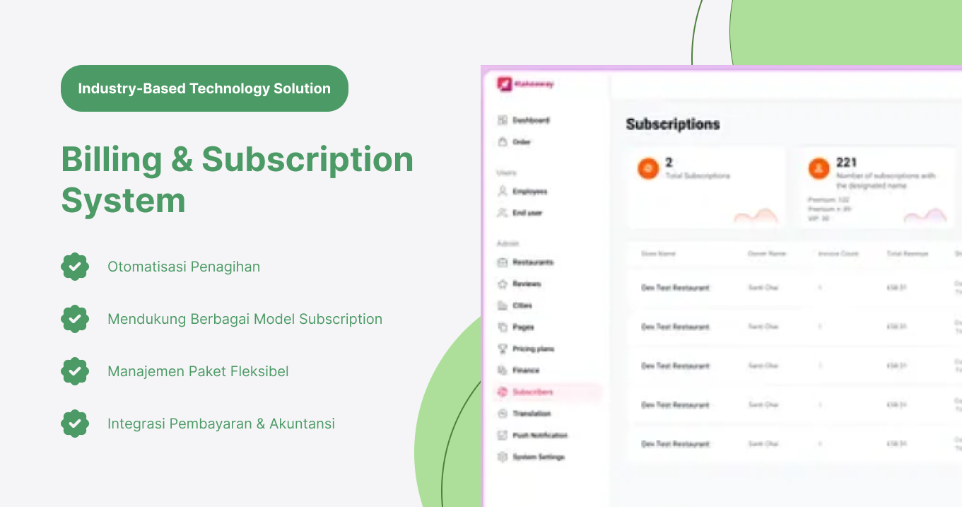 Billing & Subscription System
