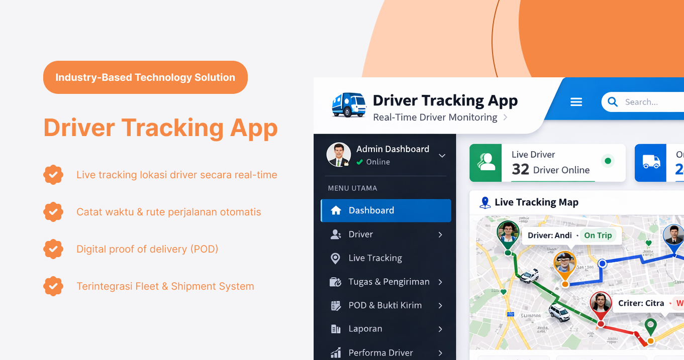 Driver Tracking App